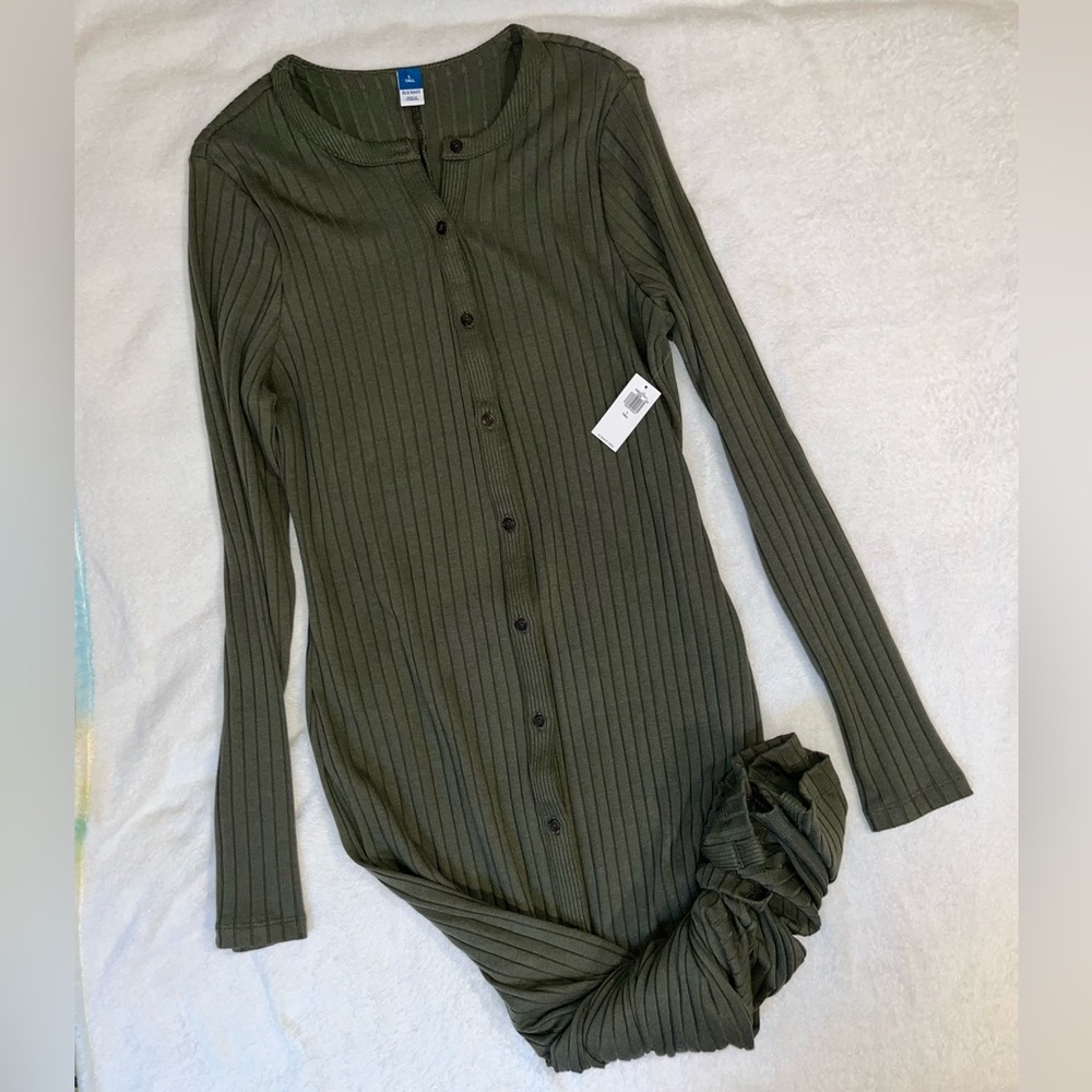 Old Navy Olive Green Dress